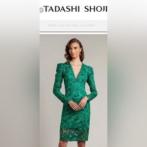 Tadashi Soji V neck dress